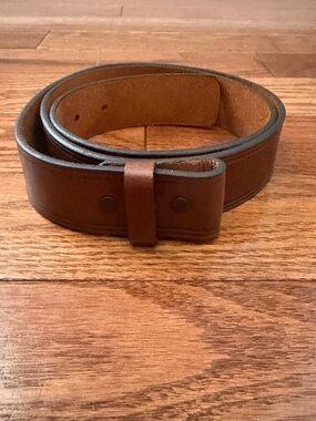 Remington Men's Brown Leather Belt Sz M-L (38-40)